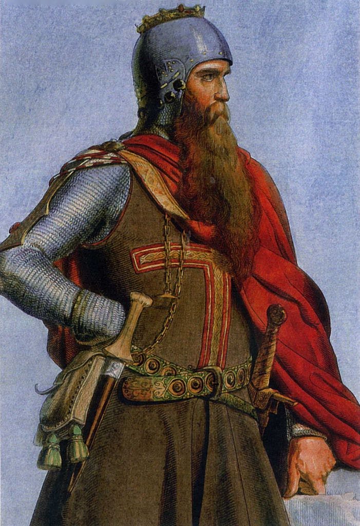 Portrait of Frederick I Barbarossa