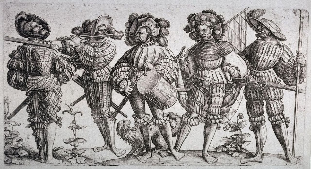 Landsknecht's traditional clothes