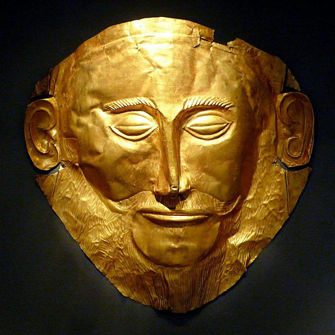 Mask of Agamennon (By Xuan Che CC BY 2.0, WikiCommons)