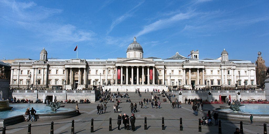National Gallery London (by Morio, CC BY-SA 3.0 Wikimedia Commons)