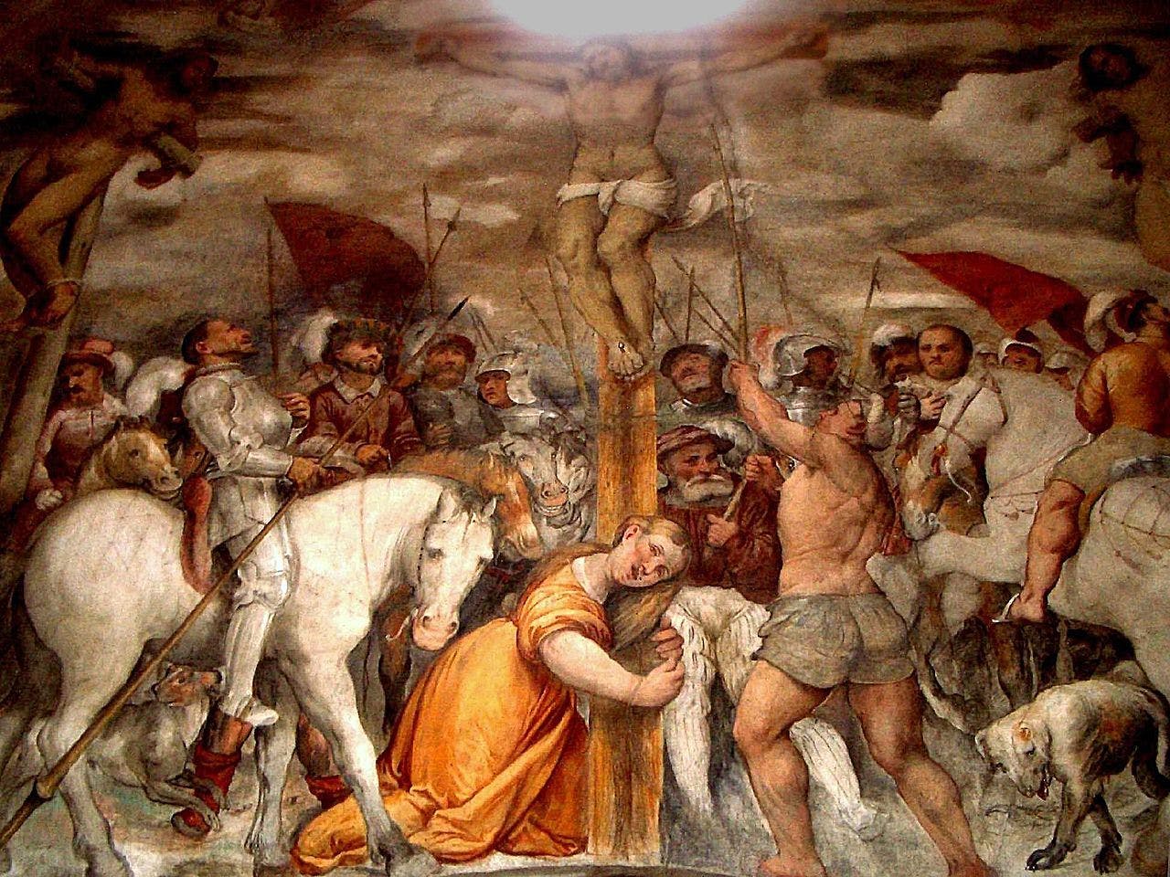 Crocifixion - Romanino's fresco