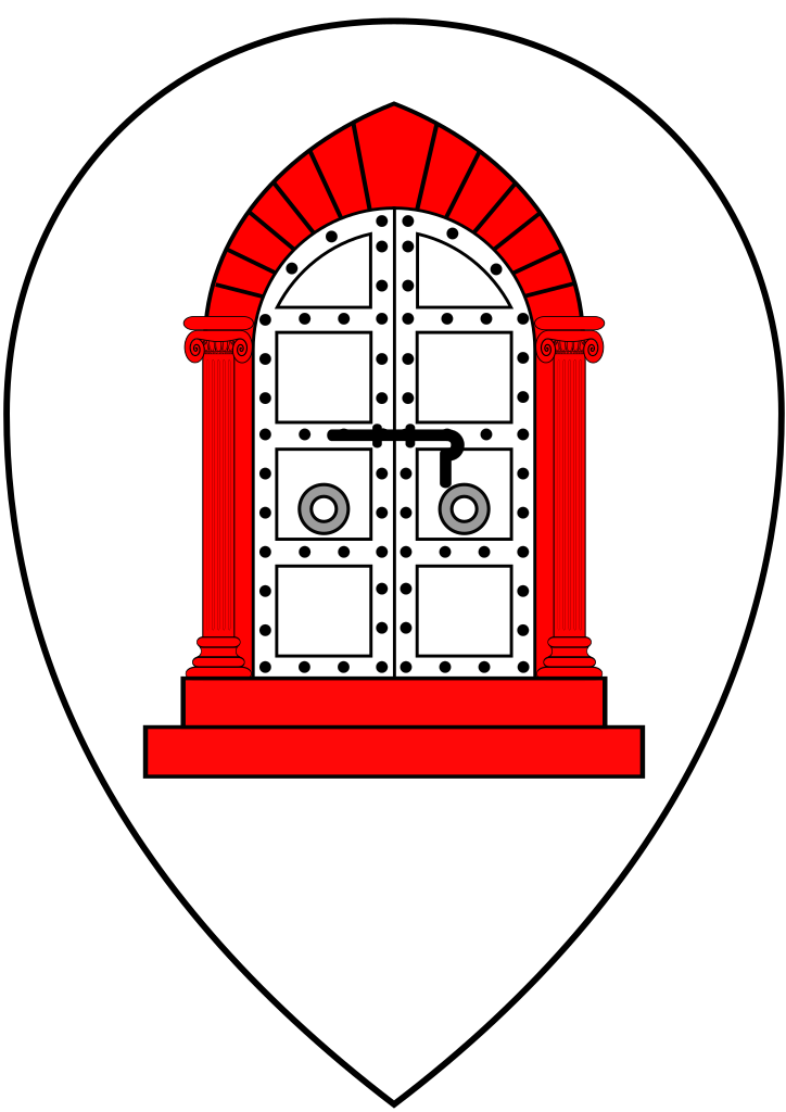 Coat of arms of the Guild of della Seta - Silk (by Horemhat, CC BY 4.0 via Wikimedia Commons)