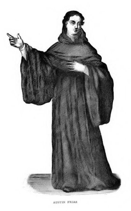 Augustinian friar