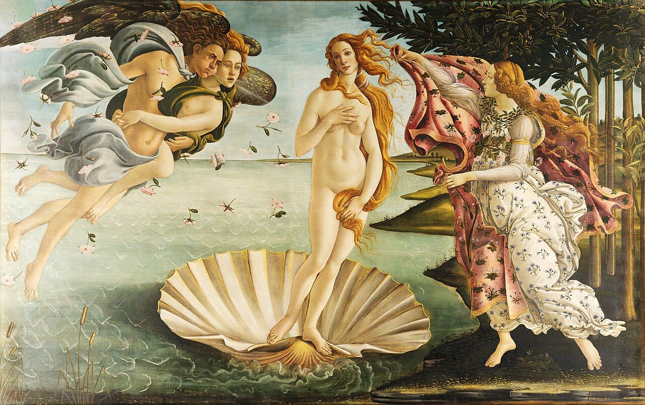 Sandro Botticelli - "La Nascita di Venere"
